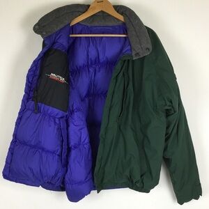 Vintage Y2K NAUTICA COMPETITION Reversible Down Puffer Jacket